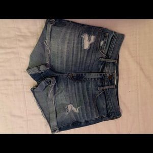 abercrombie & fitch jean shorts